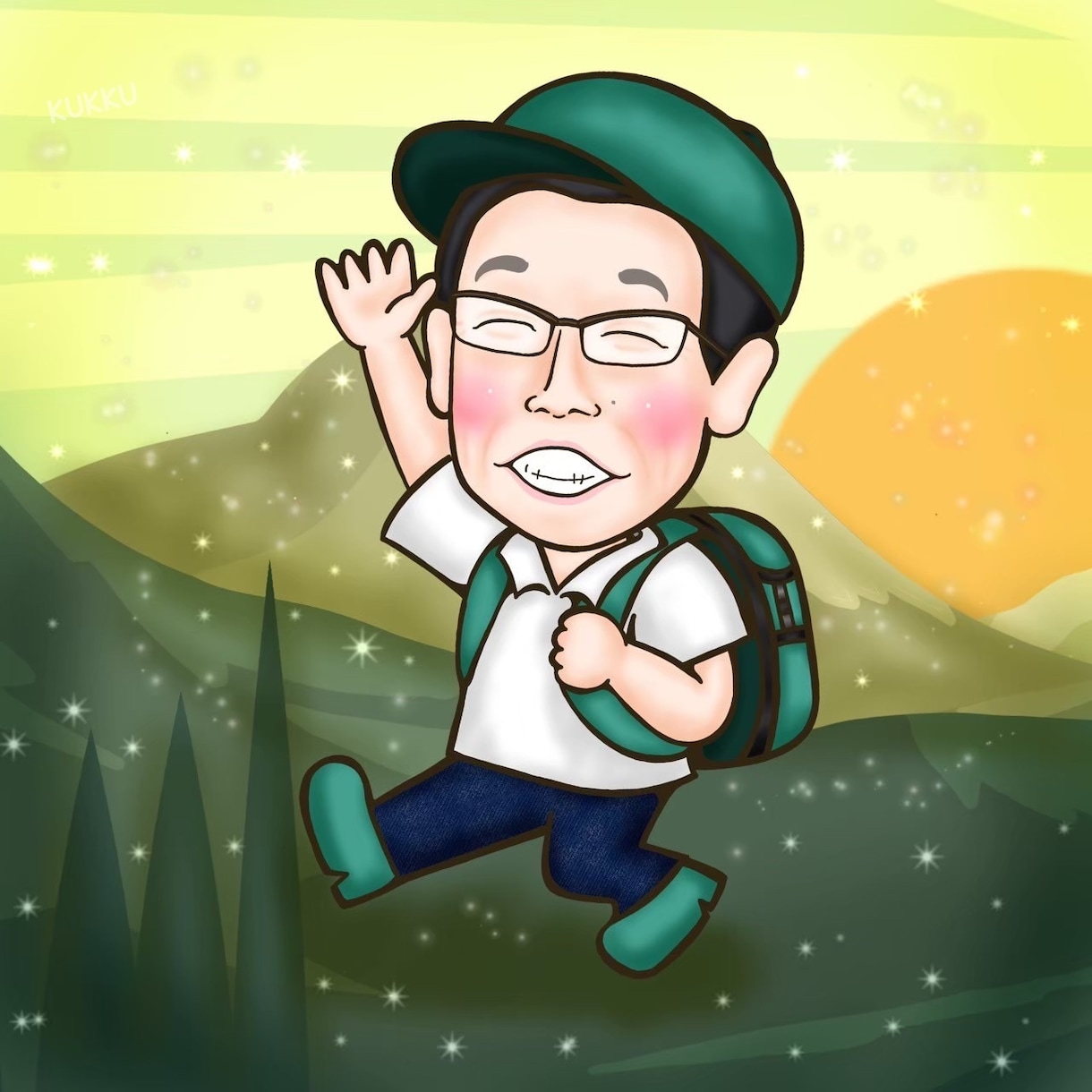 SNS用のアイコン描きます あなたの活動の後押しに、オリジナル似顔絵アイコンどうぞꕤ*｡ イメージ8