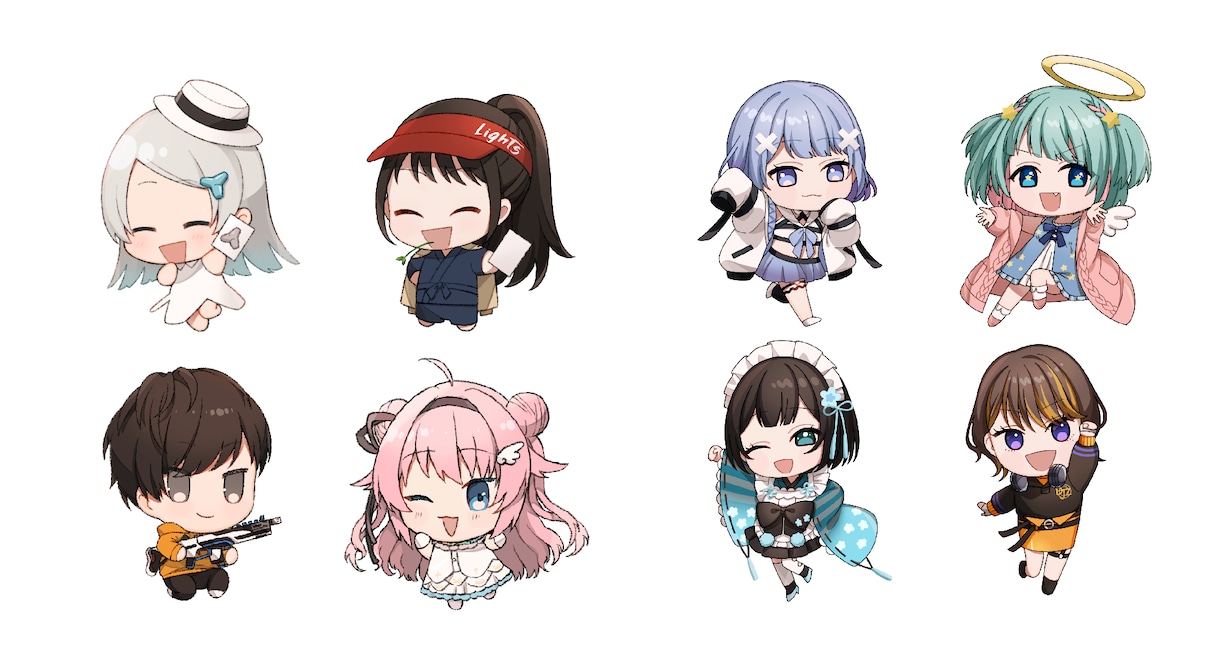 人物イラスト制作いたします ✳︎アイコン、立ち絵、キャラクターデザインなどに✳︎ イメージ8