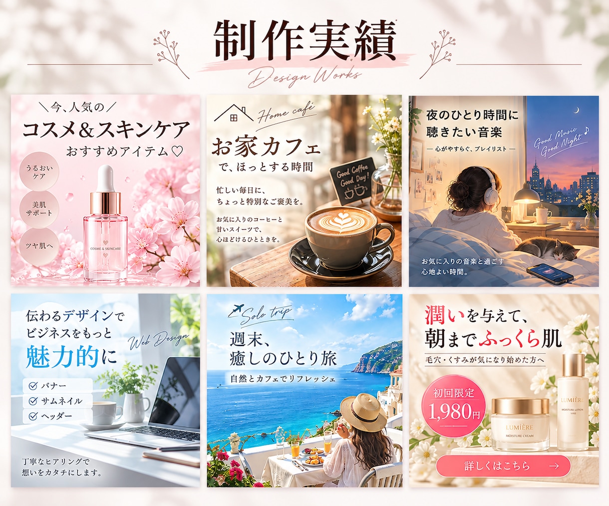 目を惹くバナー＆Instagram投稿します 集客と世界観を両立！魅力が伝わるデザインをご提案します イメージ5