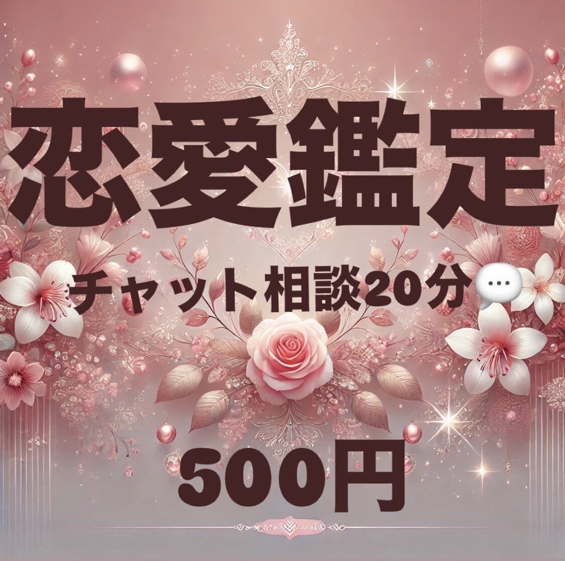 恋愛鑑定♡あなたの気持ちに寄り添います 恋愛についてお試しワンコインで占います♡ イメージ1