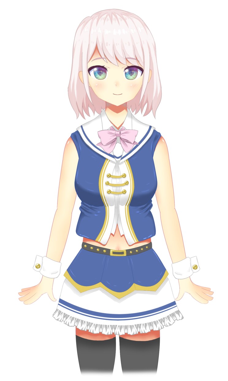 Vtuber向けLive2D用イラストつくります FaceRig用のLive2Dモデル作成もオプション可能です イメージ2