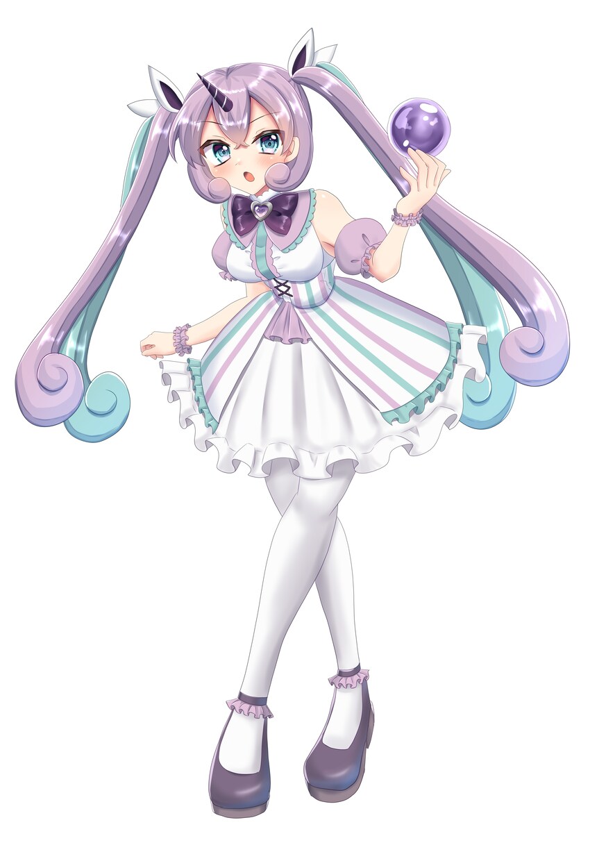 キラキラで萌え系な立ち絵制作します 女児アニメのようなキラキラしたカワイイ女の子が得意です！ イメージ6