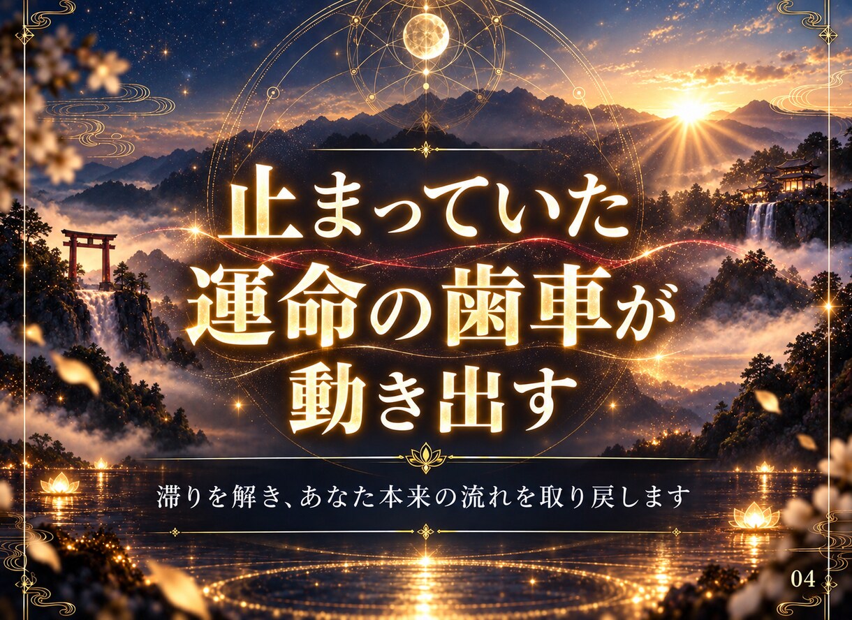 不動心眼【願望成就への近道】霊感霊視で占いをします 恋愛・仕事・人間関係・使命など|報われず苦しんできたあなたへ イメージ4