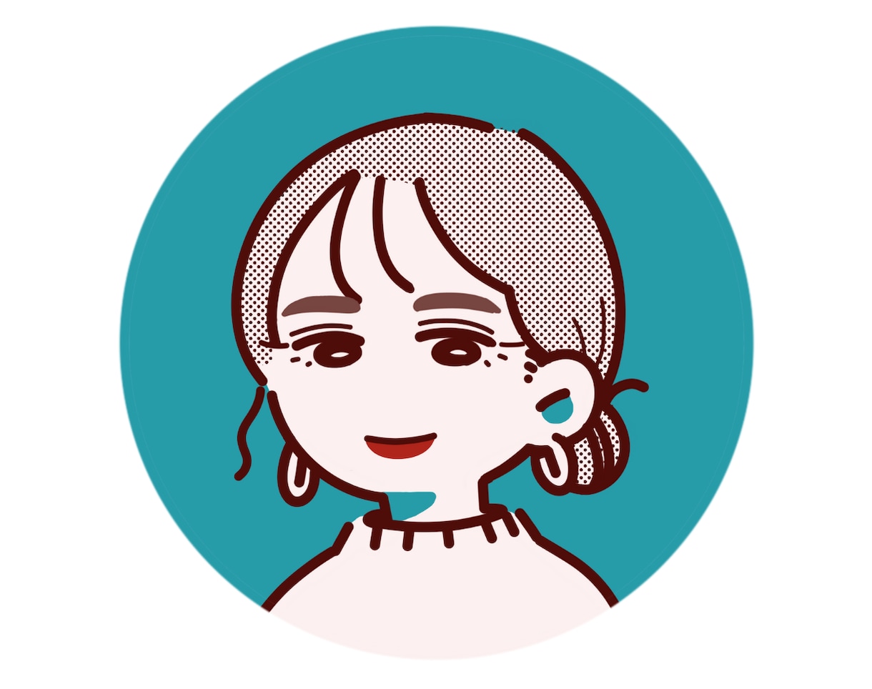 かっちり印象◎シンプルポップなアイコン描きます ビジネスシーンにもおすすめです！ イメージ1