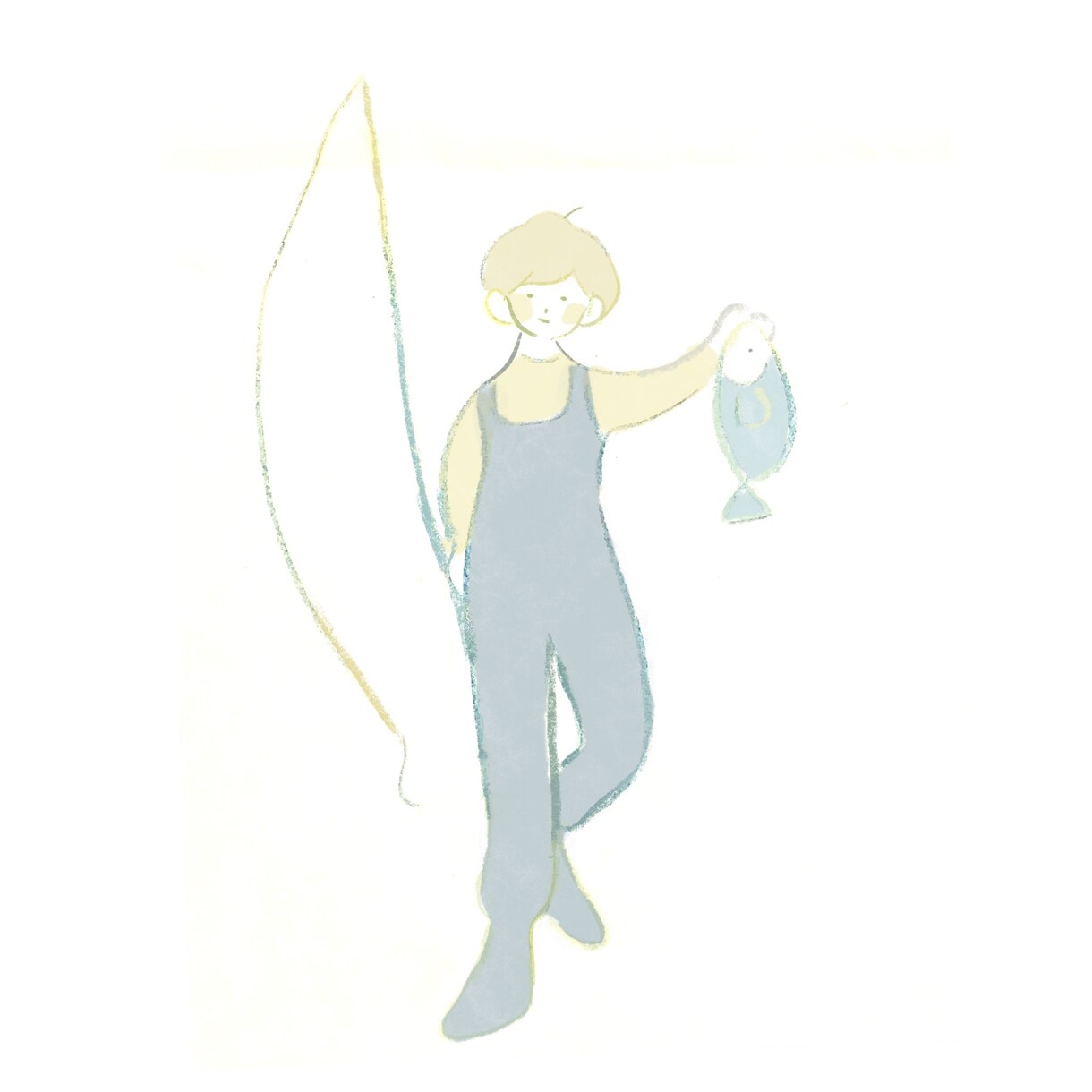 心ほどけるシンプルな人物イラストお描きします 美大卒イラストレーターがオリジナルイラストを制作します イメージ7