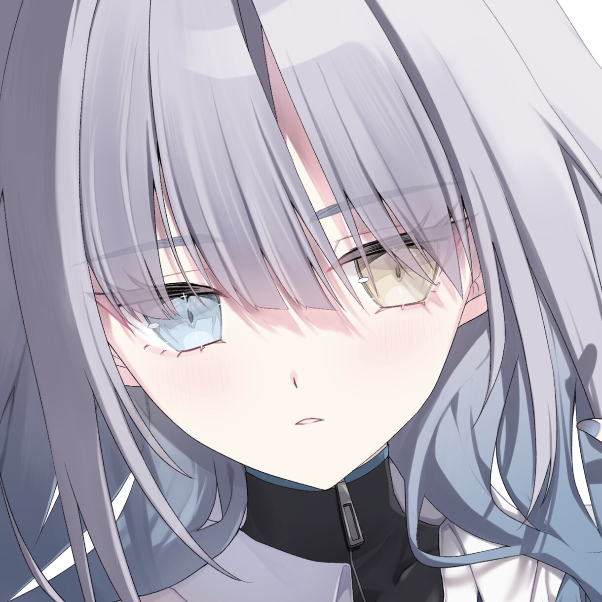 SNS用アイコン描きます 儚い少女やクール美少女描きます イメージ1
