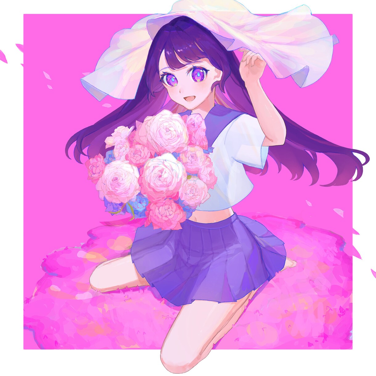 背景を含めたキャラクターのイラストを制作します 目を引く魅力的な1枚絵をご希望に沿って制作します。 イメージ6