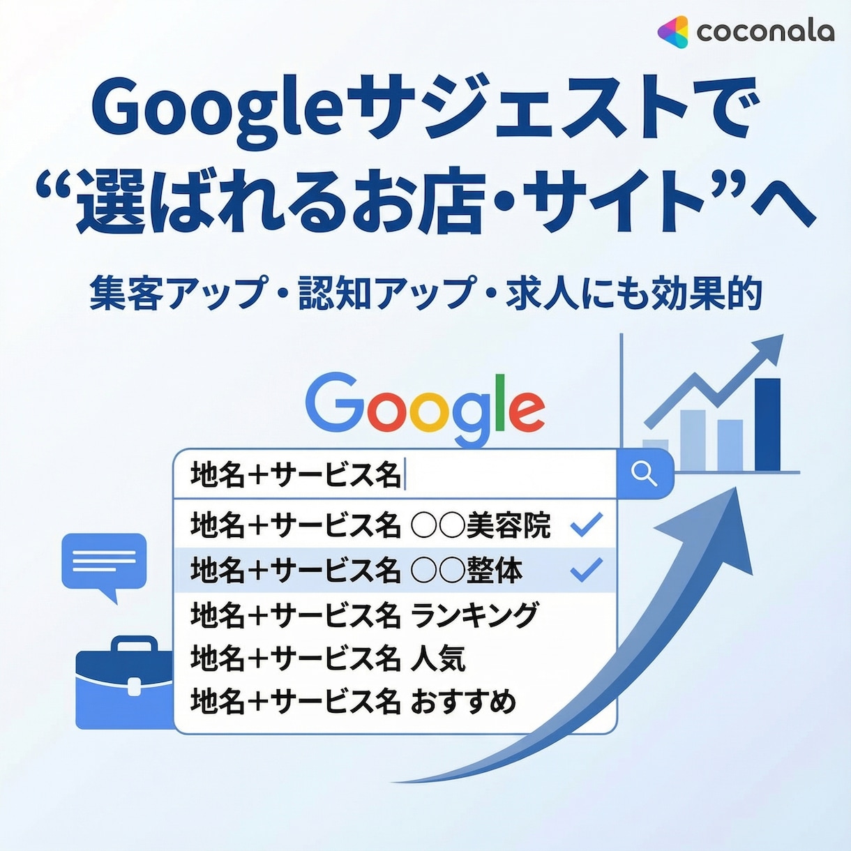 実績１０年！検索窓で店名を出し集客を最大化します １００業種以上の実績あるプロが戦略を提案します イメージ1