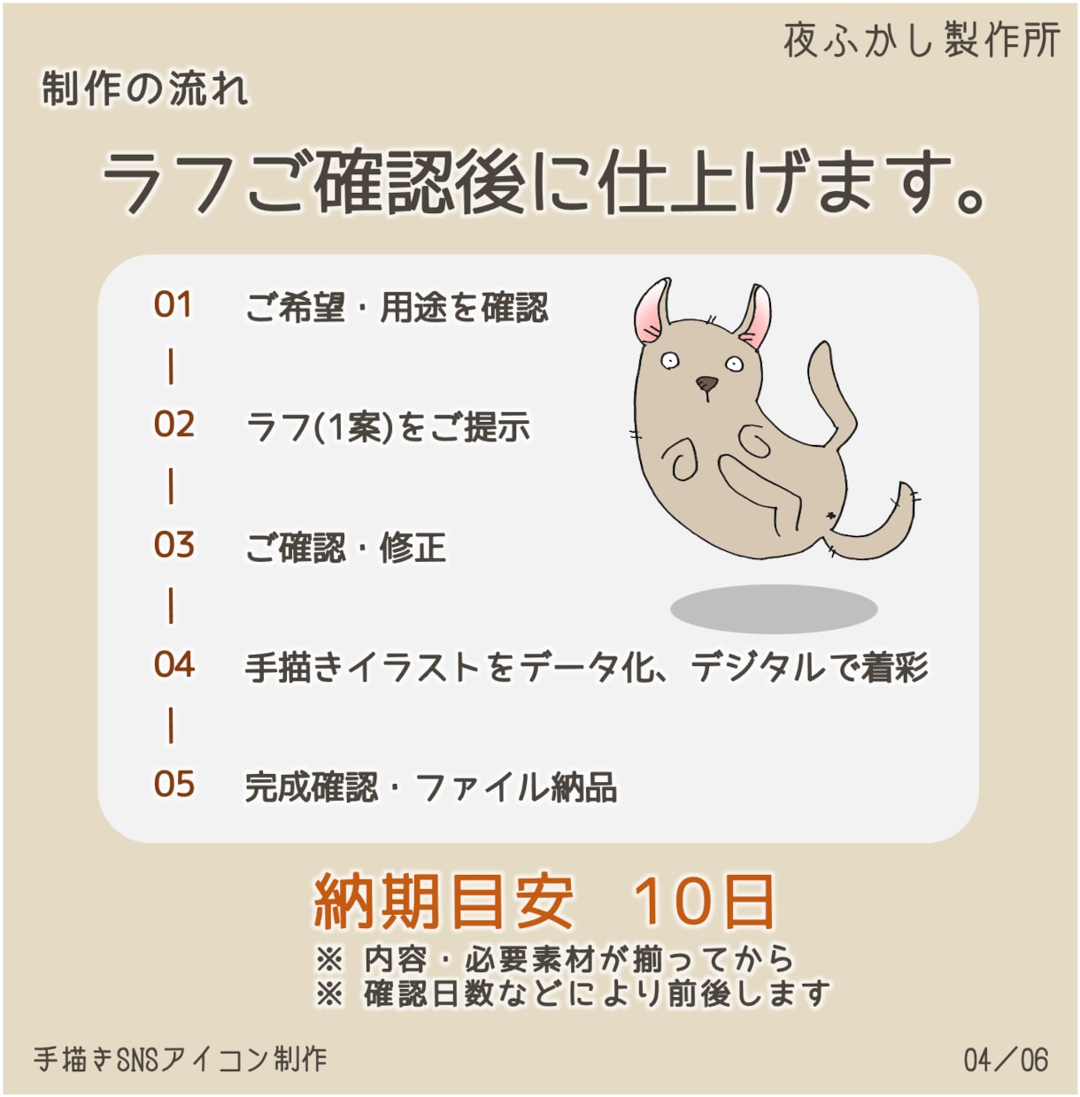ゆるい手描きSNSアイコンを制作します 紙とペンのやさしい線であなたらしいひとつを イメージ4