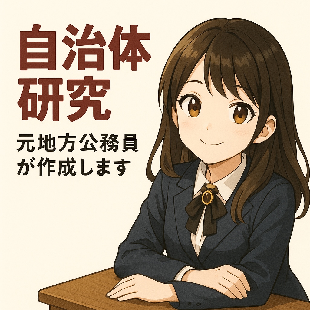 自治体研究を元地方公務員が作成します 元市町村職員が面接で役立つ情報をまとめます♪ イメージ1
