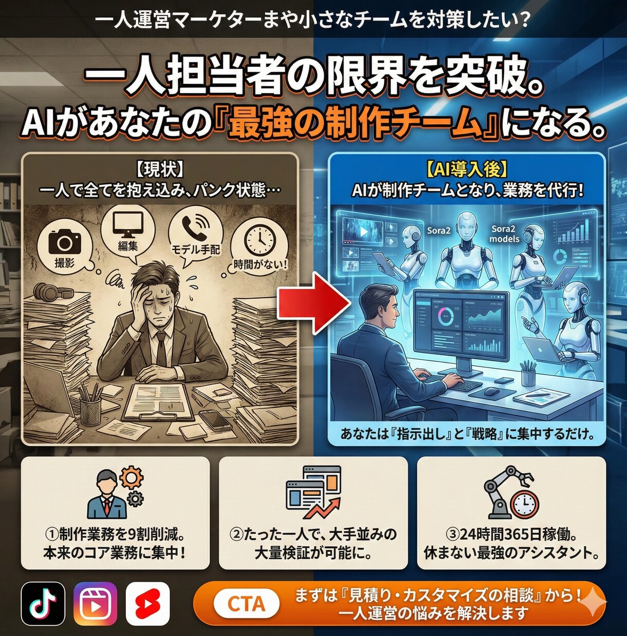 実写級のAIモデルUGC広告動画を制作します 自撮りがプロの広告動画に！商用OK・修正自在のAI素材制作 イメージ9