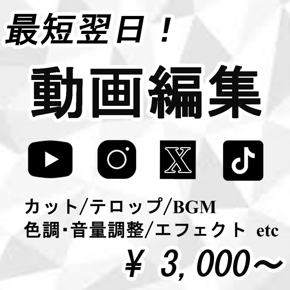 Youtube・SNS用の動画編集いたします 雑談切り抜き、ゲーム実況動画の実績あり！ イメージ1