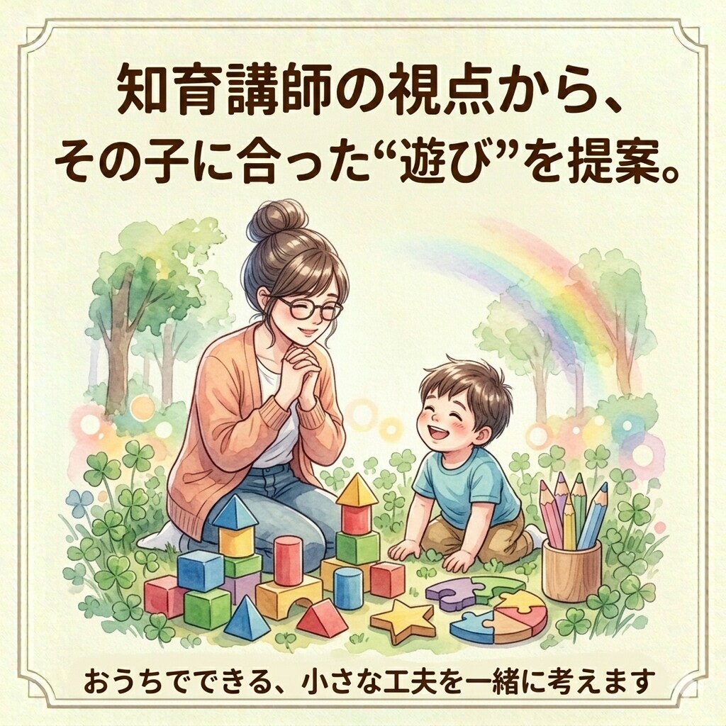 発達障害などのお子様の悩み…知育講師が寄り添います 乳児〜小学生育児に悩む方に寄り添う知育と育児のヒントをお届け イメージ4
