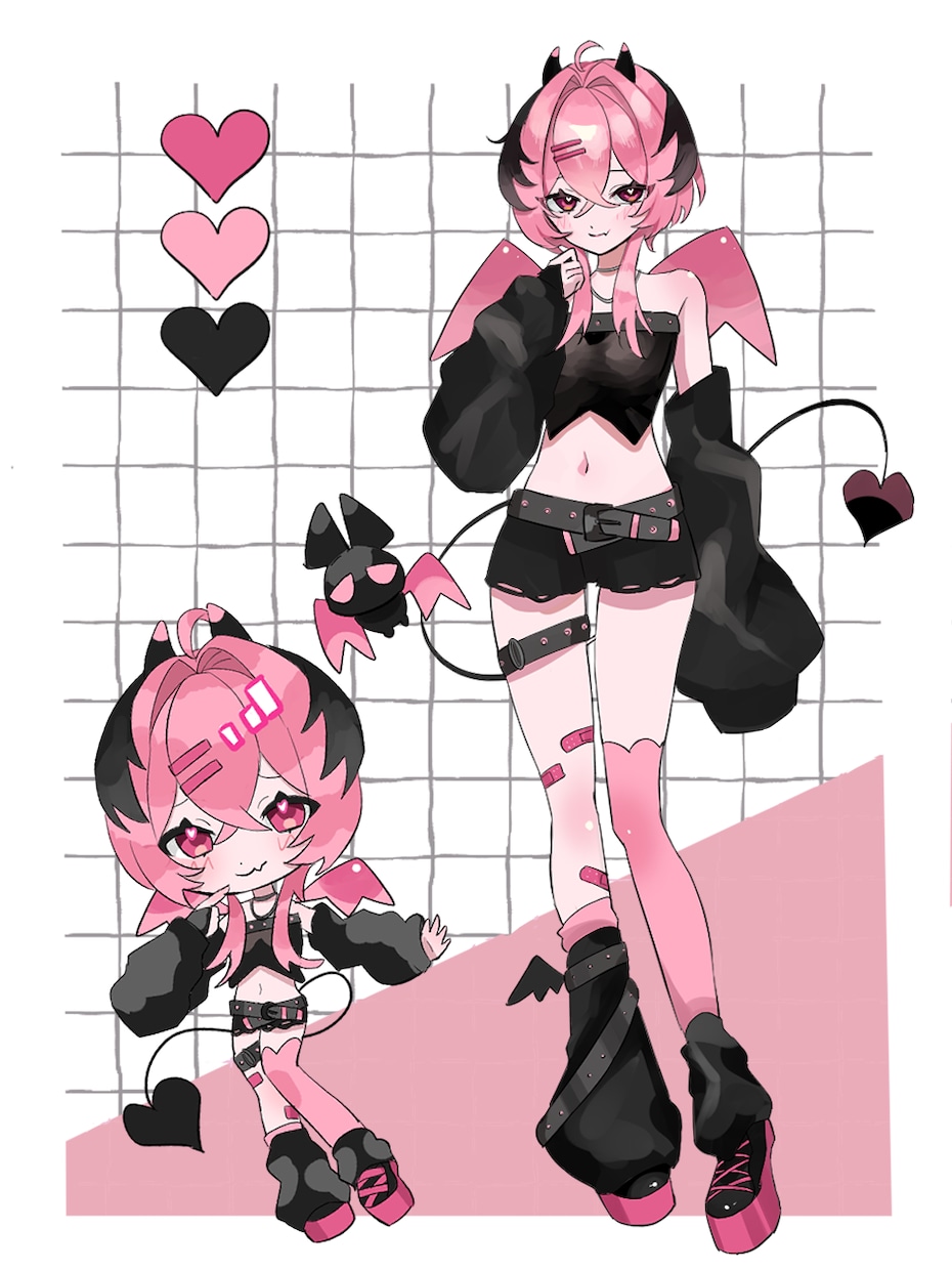 商用利用込！立ち絵+SDイラスト描きます 素敵なあなたをアピールしよう！かわいいSD+立ち絵描きます イメージ2