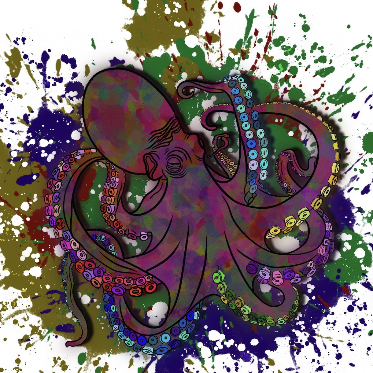 世界に1点しかないイラストを作成致します 動物や人物のもつイメージを色や模様に表現します！ イメージ4