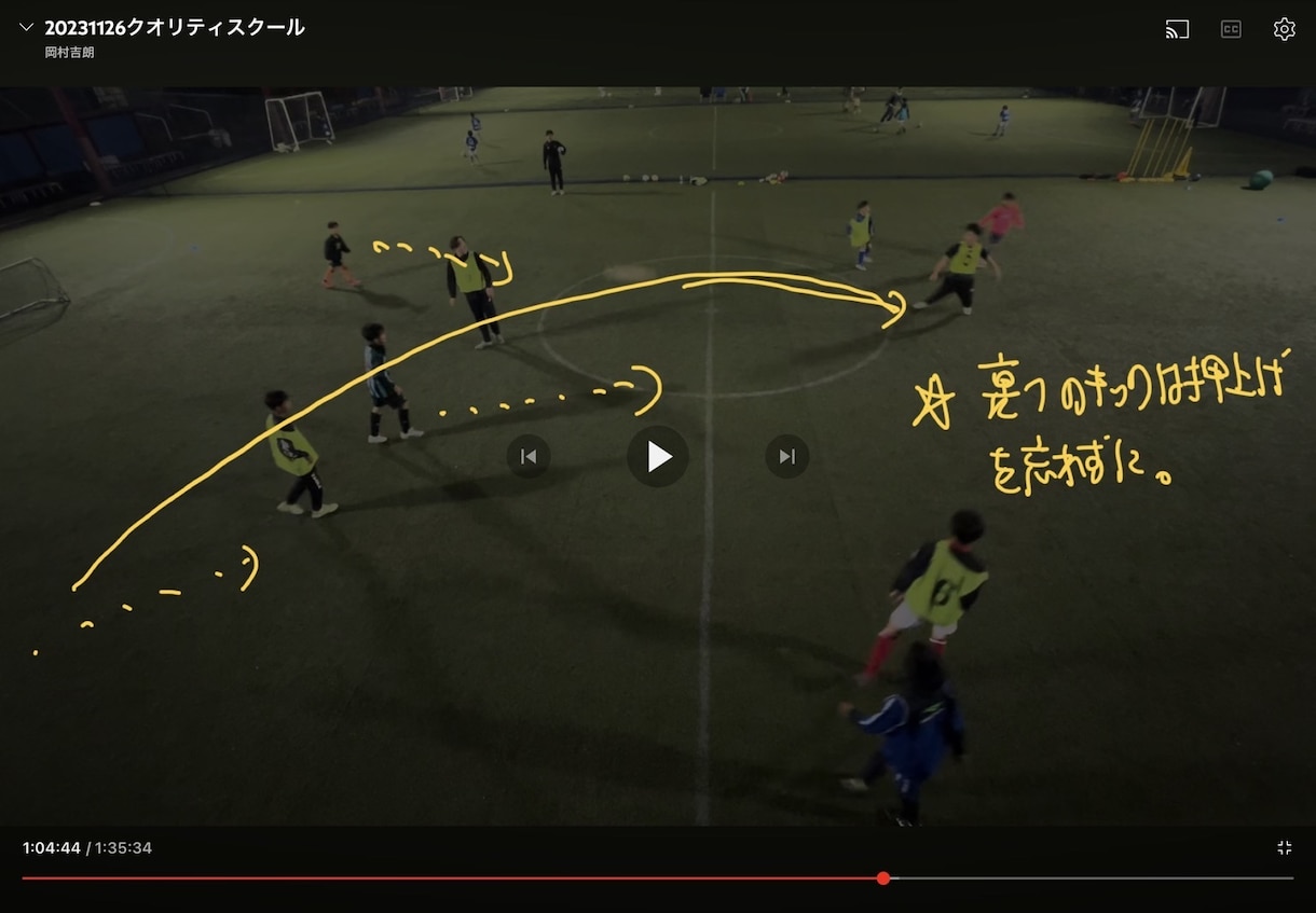 サッカー試合動画分析します 個別指導のプロ(PTFT.FCクラブ代表)の直接分析！ イメージ9