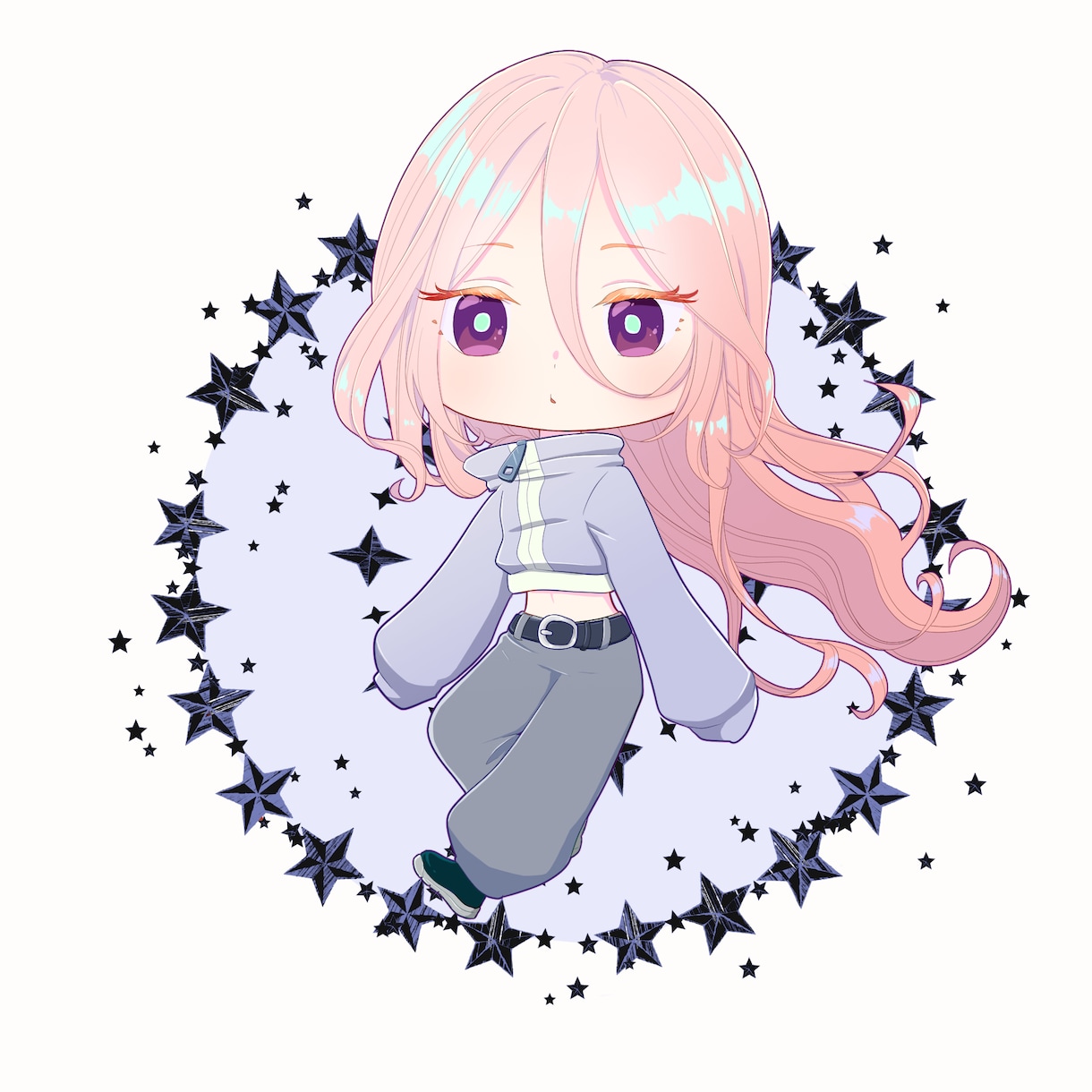 SD(デフォルメ)キャライラストを作成します SNS・ブログ・動画等なんでも使用OKです!! イメージ1