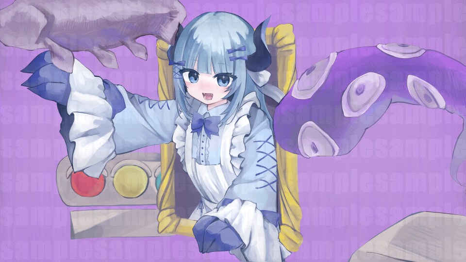 厚塗り一枚イラスト制作します 動画サムネ・SNS投稿に映える、厚塗りイラストをお届け！ イメージ2