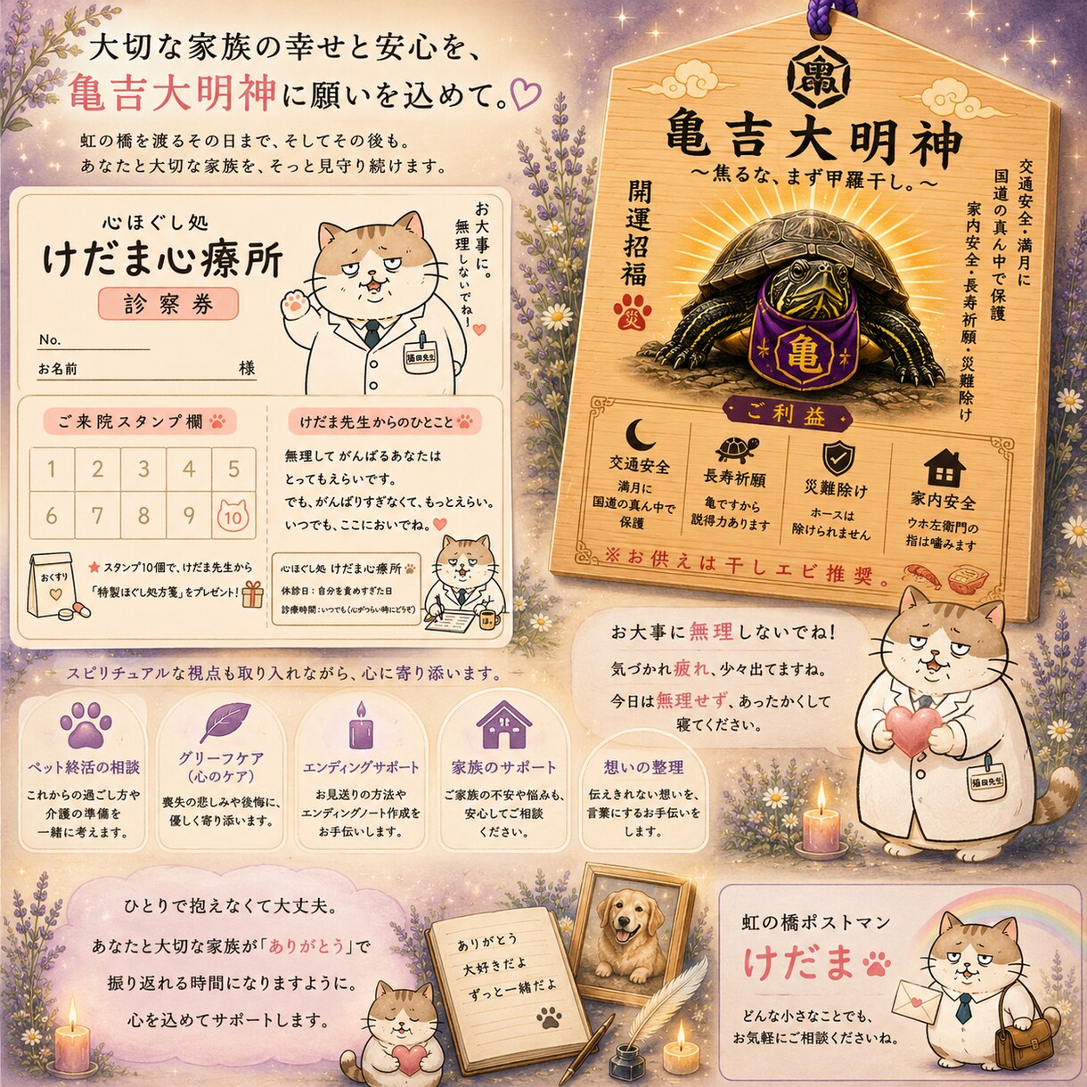 虹の橋のしおり｜ペット終活に寄り添います 愛し抜く時間を、後悔の無い思い出に イメージ8