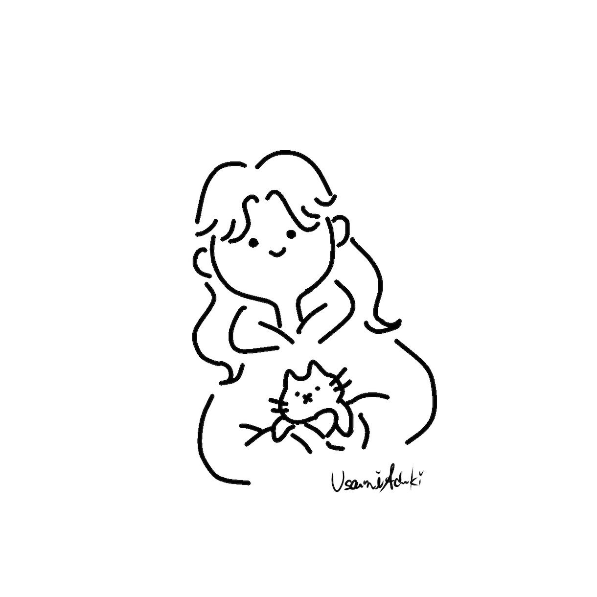 シンプルアイコン・似顔絵描きます 女性、男性、子供さんの似顔絵もok！ イメージ6