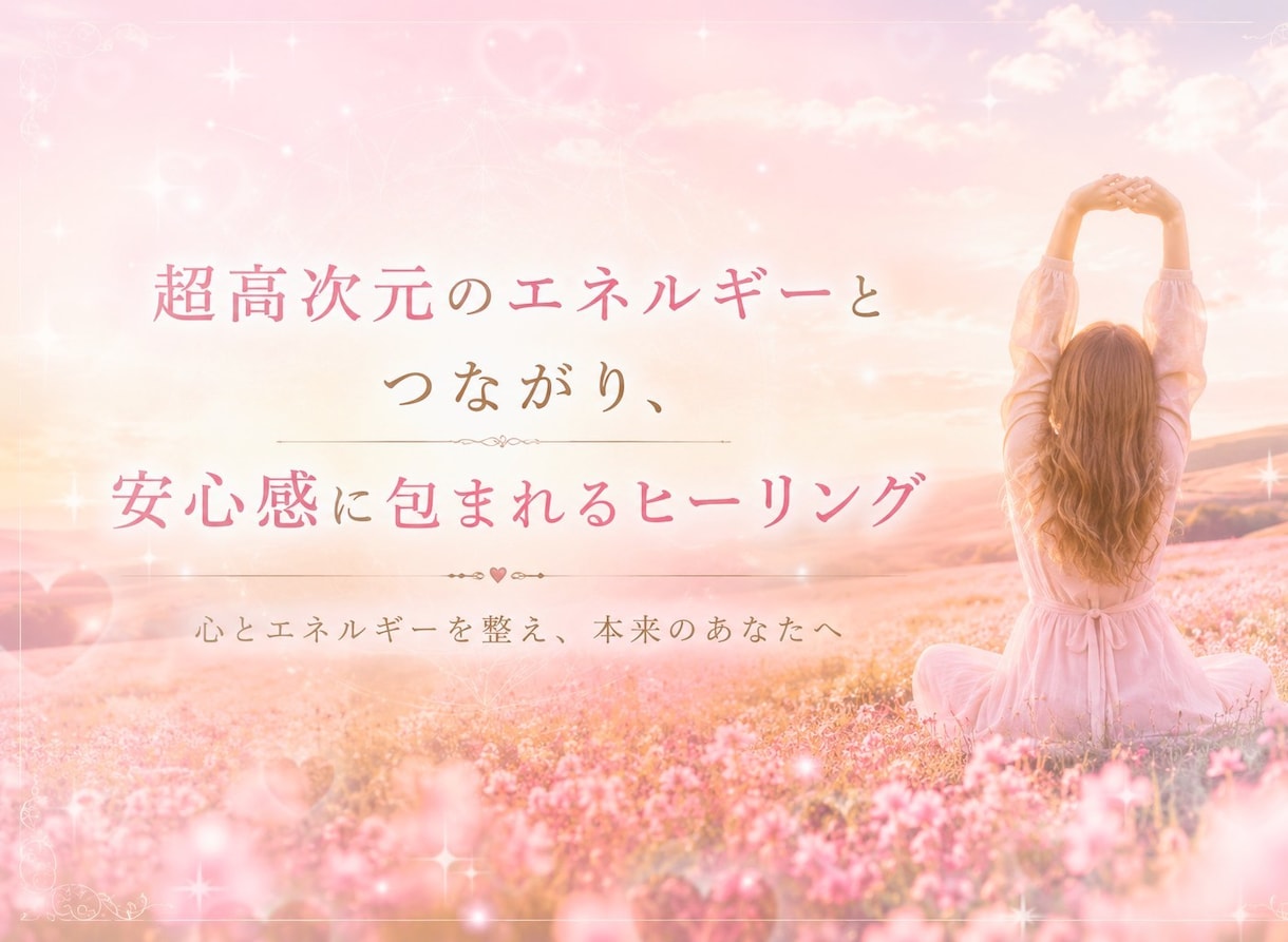 2回目以降☆遠隔ヒーリングで癒し解放します ♥DNAレベルの癒し・トラウマの解放♥ イメージ1