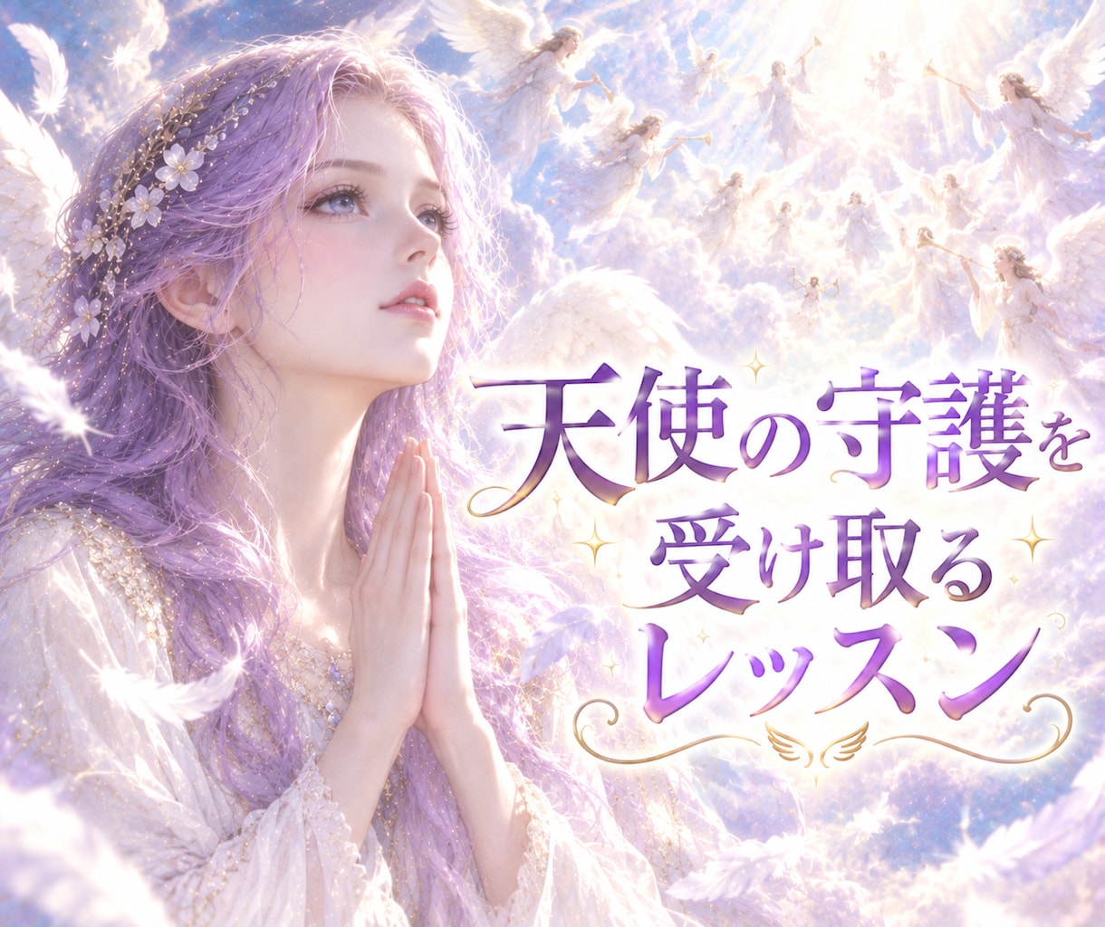 生きづらい方に天使の守護を受け取るレッスンをします 天使の守護を受け取り取り越し苦労をやめるお手伝いをします イメージ1