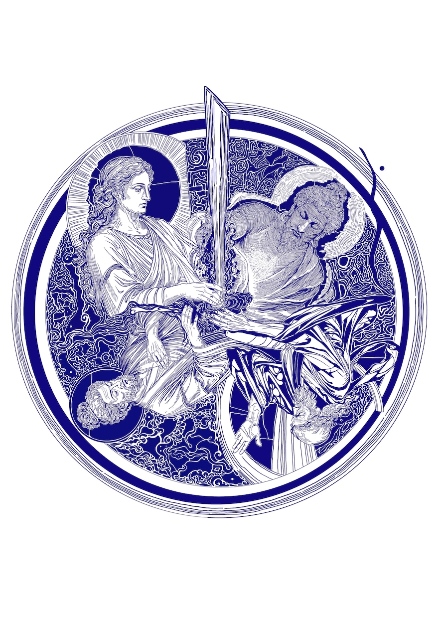 商品のパッケージをデザインします 古代ギリシャ／ローマ帝国風の線画で商品の魅力を可視化します！ イメージ1