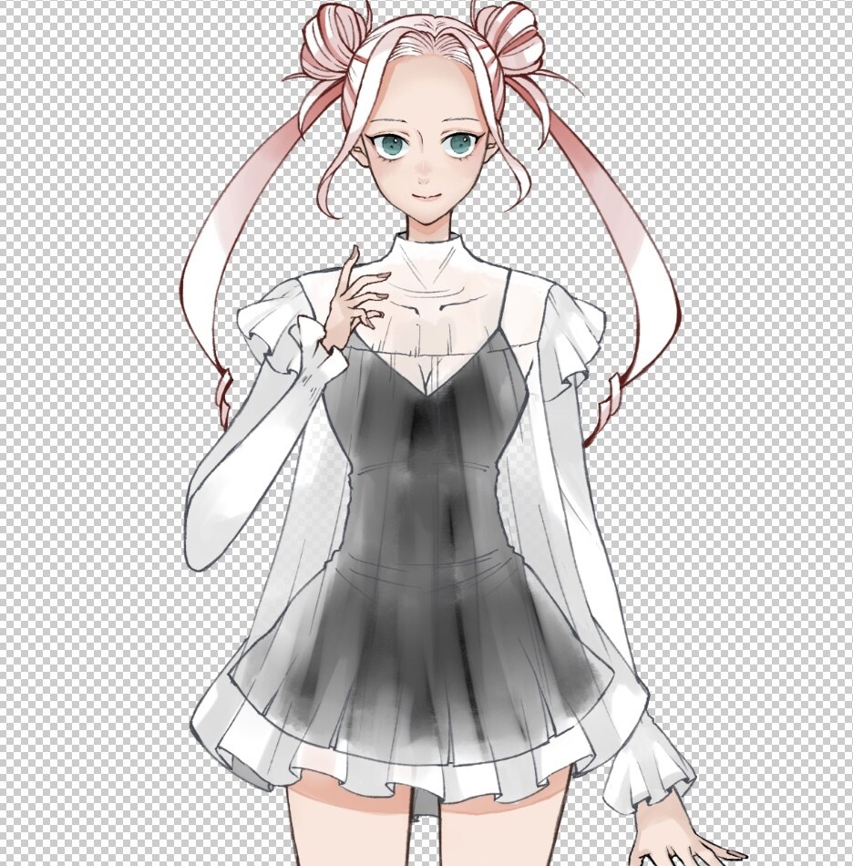 Live2D用イラストのパーツ分け作業いたします Vtuber始める方、イラストを動かしたい方！お手伝いします イメージ2