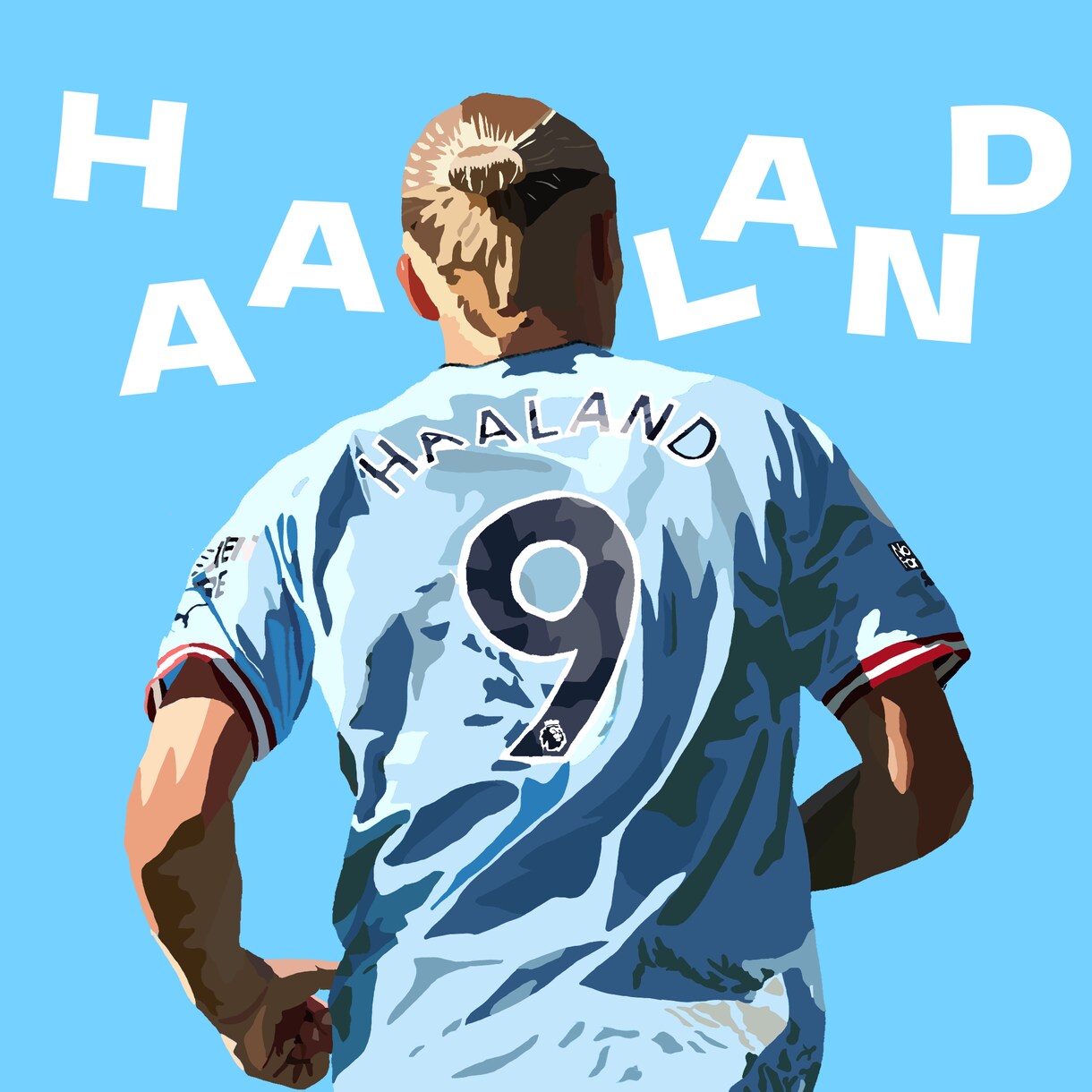 写真を基に写真のようなイラスト描きます プロサッカー選手、ご本人様のイラスト作成 イメージ5