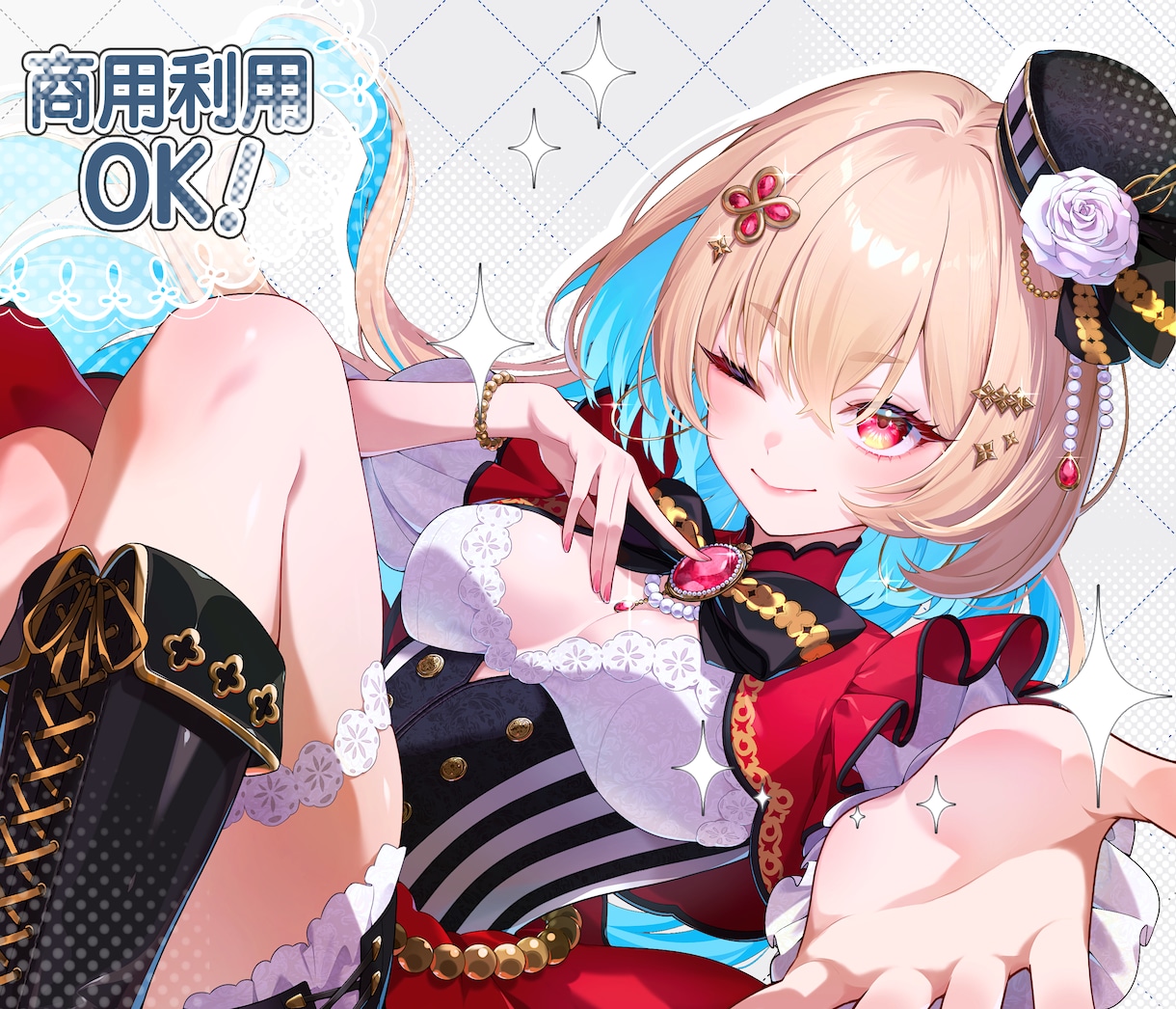 商用利用込み！キャラクターのイラストを描きます アイコン、配信用キャラクター、動画のサムネイルに！ イメージ1