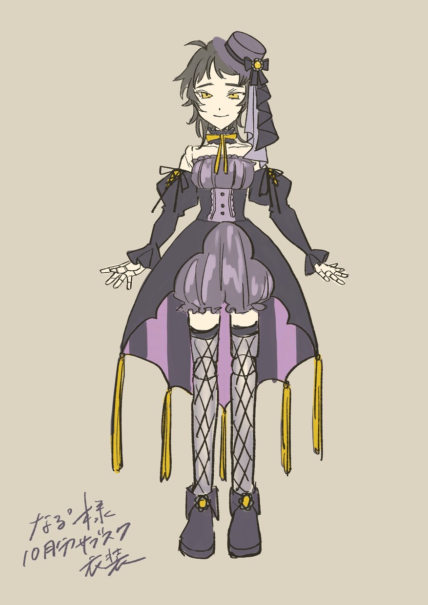 貴方のお着替えデザインします 三面図対応可！創作キャラやV活動者向け衣装制作です イメージ7