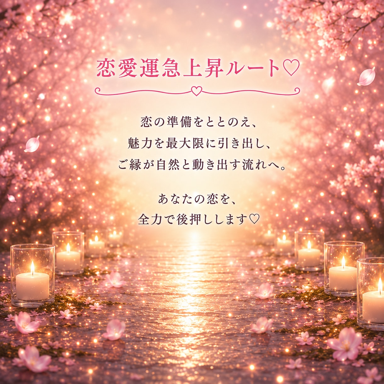 縁結び♡恋を進めるご縁を結びます 出会い・片想い・再会..恋の流れをそっと動かす波動ヒーリング イメージ6