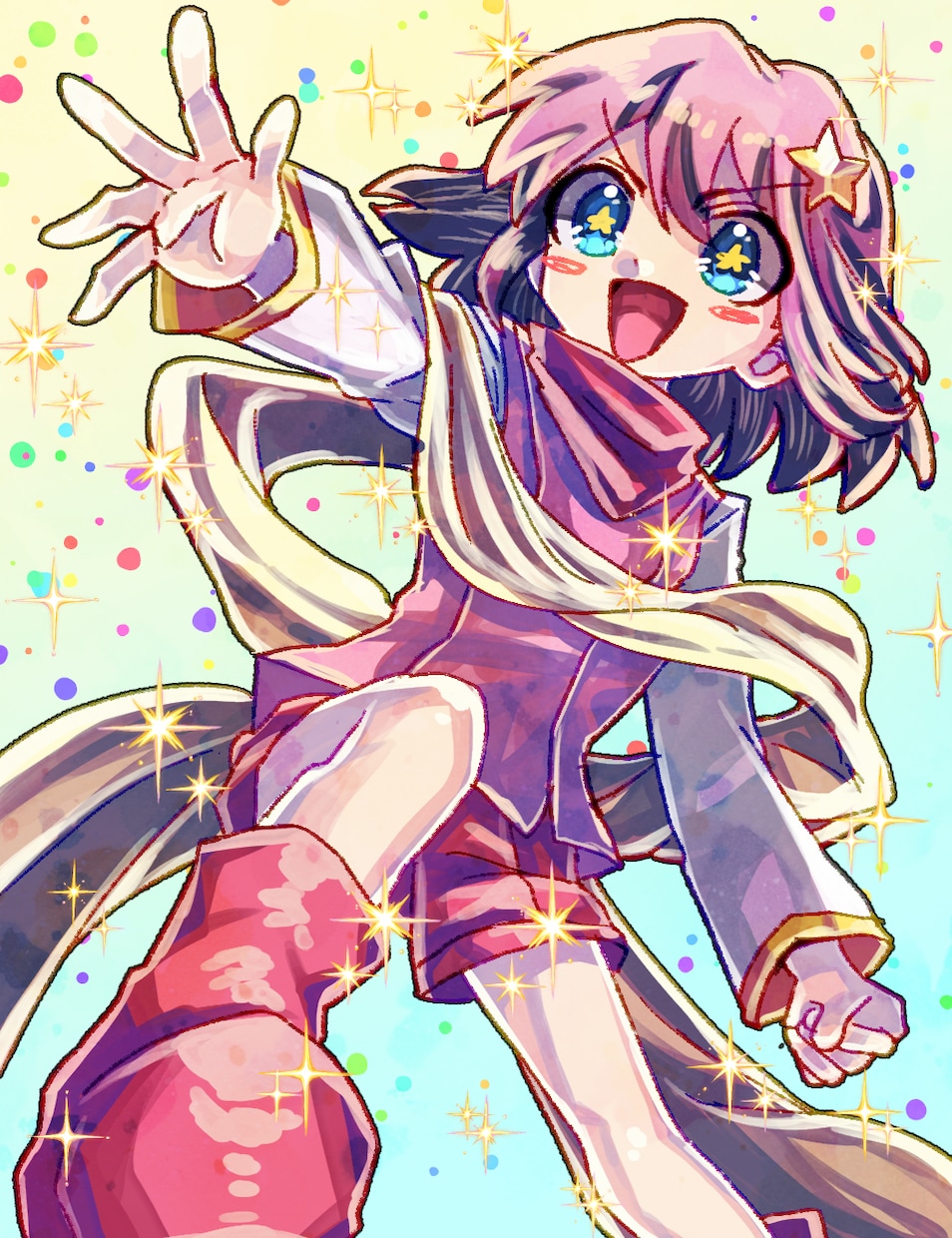 キラキラなイラスト描きます 多人数でもok！様々な用途にお使いください！ イメージ4