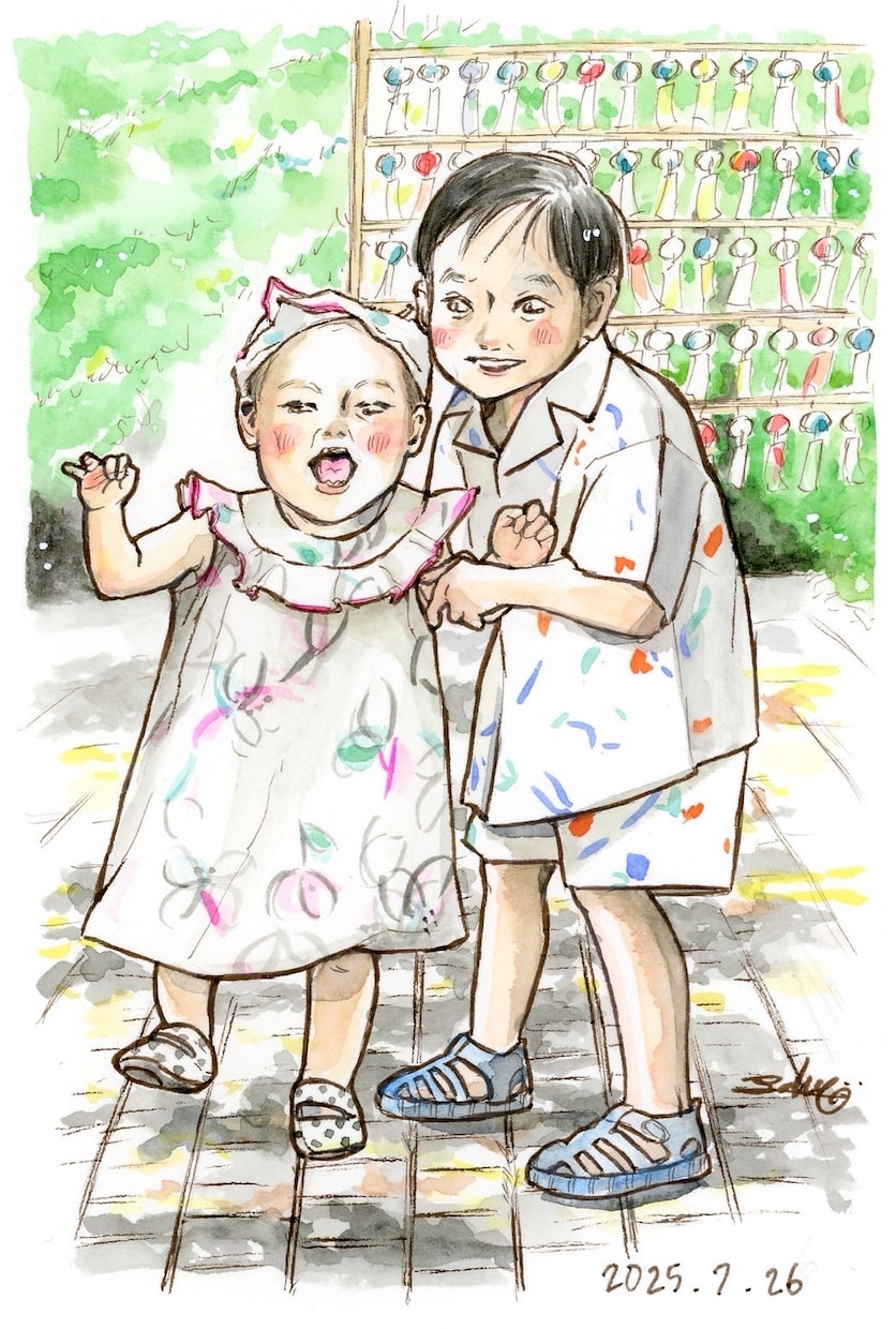 水彩にがおえ描きます 額装＆ラッピング付き！原画とデータお渡し イメージ5