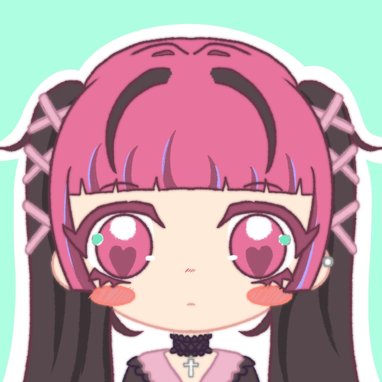 キラキラ目のゆるかわSNSアイコン描きます はじめてでも安心・修正2回無料・丁寧対応 イメージ5