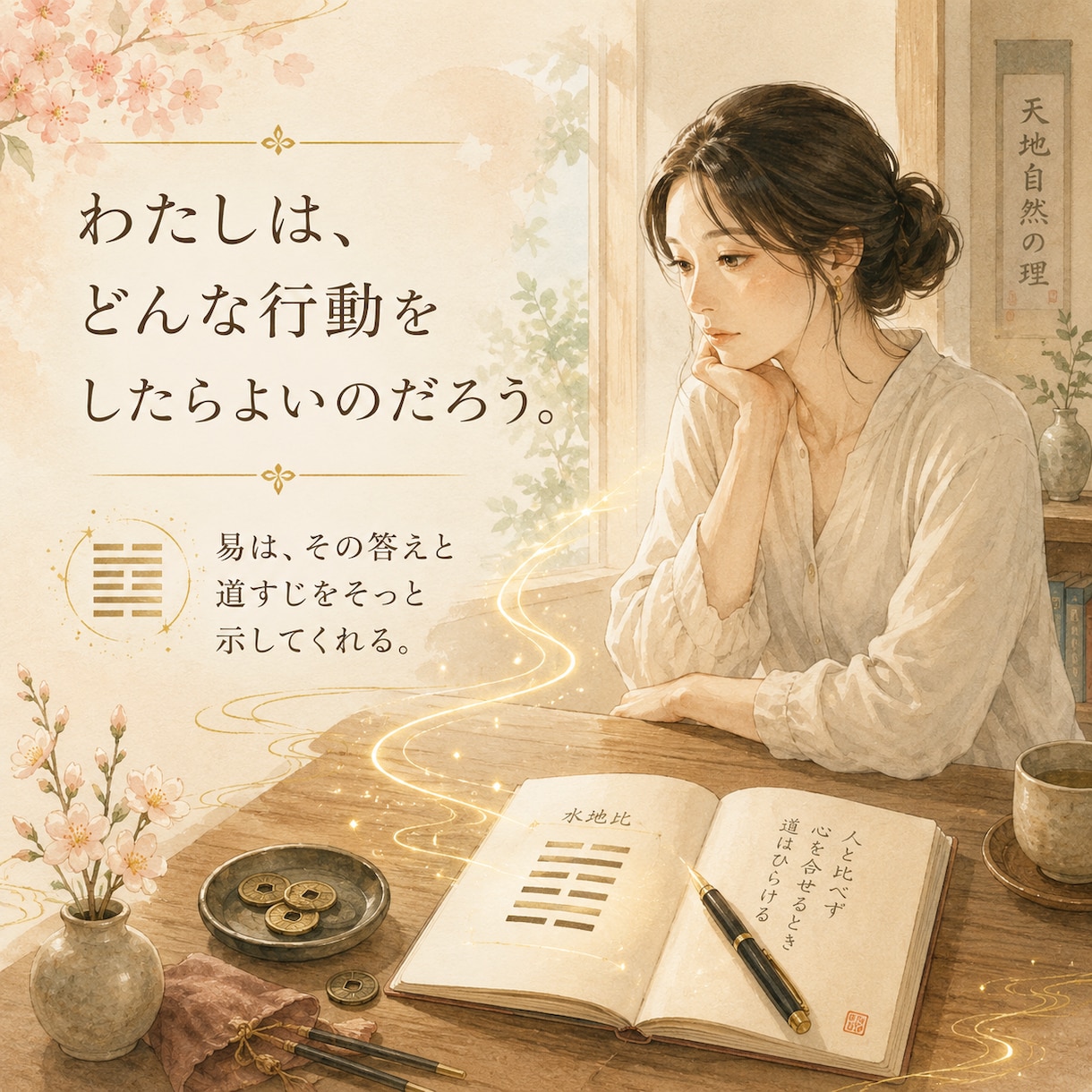 モニター価格3名様まで半額、易占いをします 感情の渦中にあるあなたへ。臨床経験を活かした周易キャリア鑑定 イメージ6