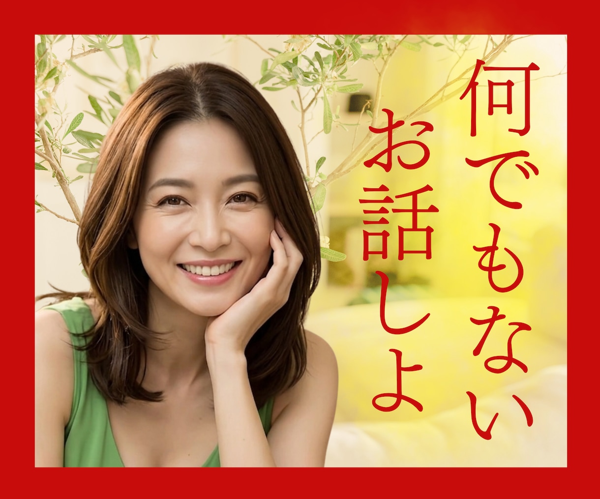 ありのままのアナタとお話したいな☘ゆったり話します 他愛ない話/つながりたい/なんとなく話したい/何でもお話 イメージ1