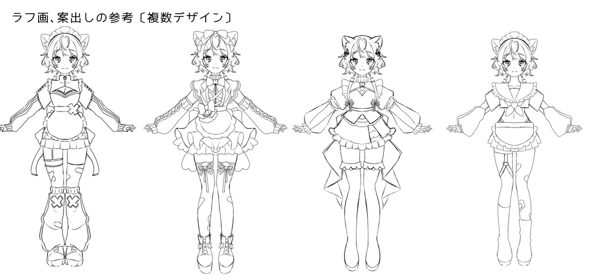 可愛い立ち絵製作します 活動者さん必見！目を引く立ち絵を製作します！ イメージ4