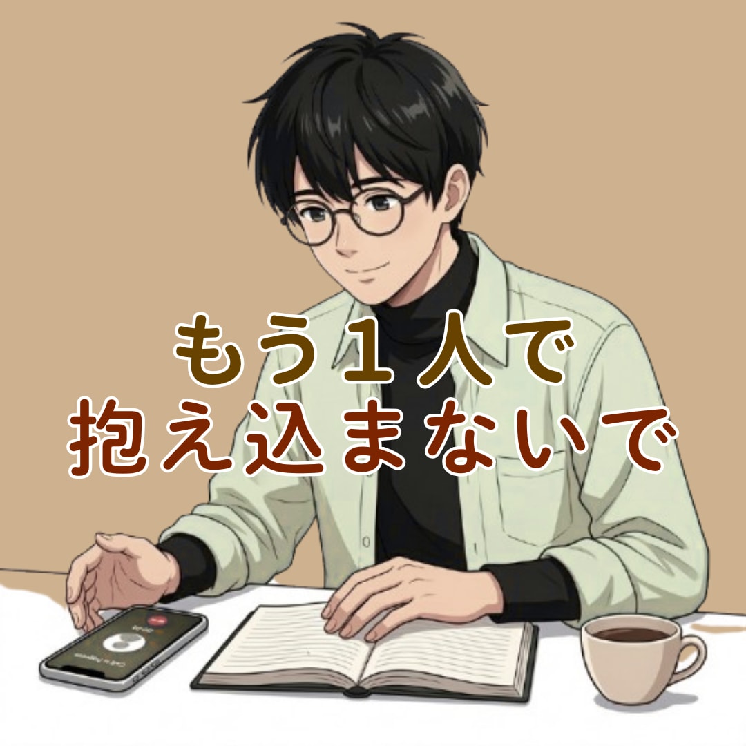 誰にも見せない素顔のまま。丸ごと包んで寄り添います もう一人で抱え込まないで⭐︎無理に整えず、今の想いを聴かせて イメージ2