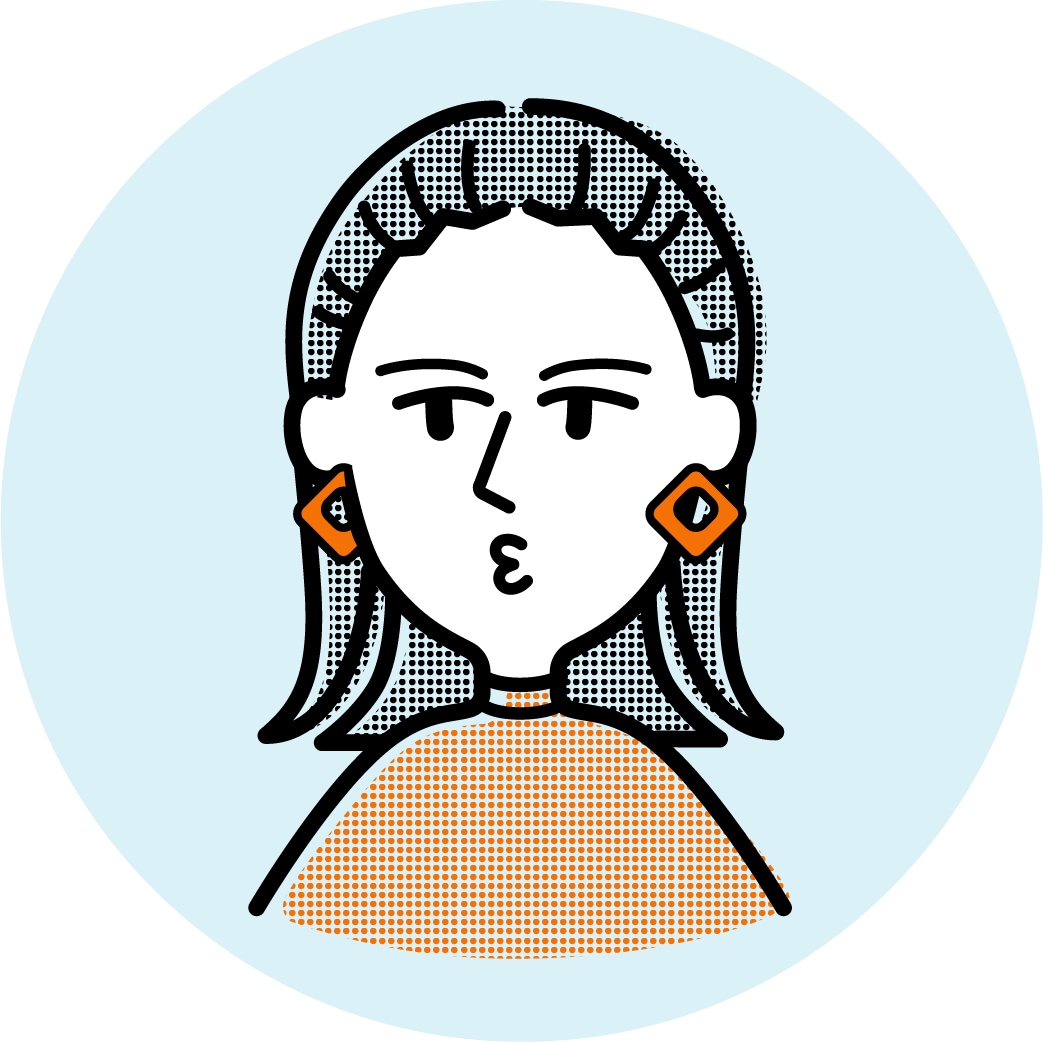 SNSにぴったりな似顔絵アイコン作ります 似てる度70%くらいの、シンプルな似顔絵アイコンです イメージ2