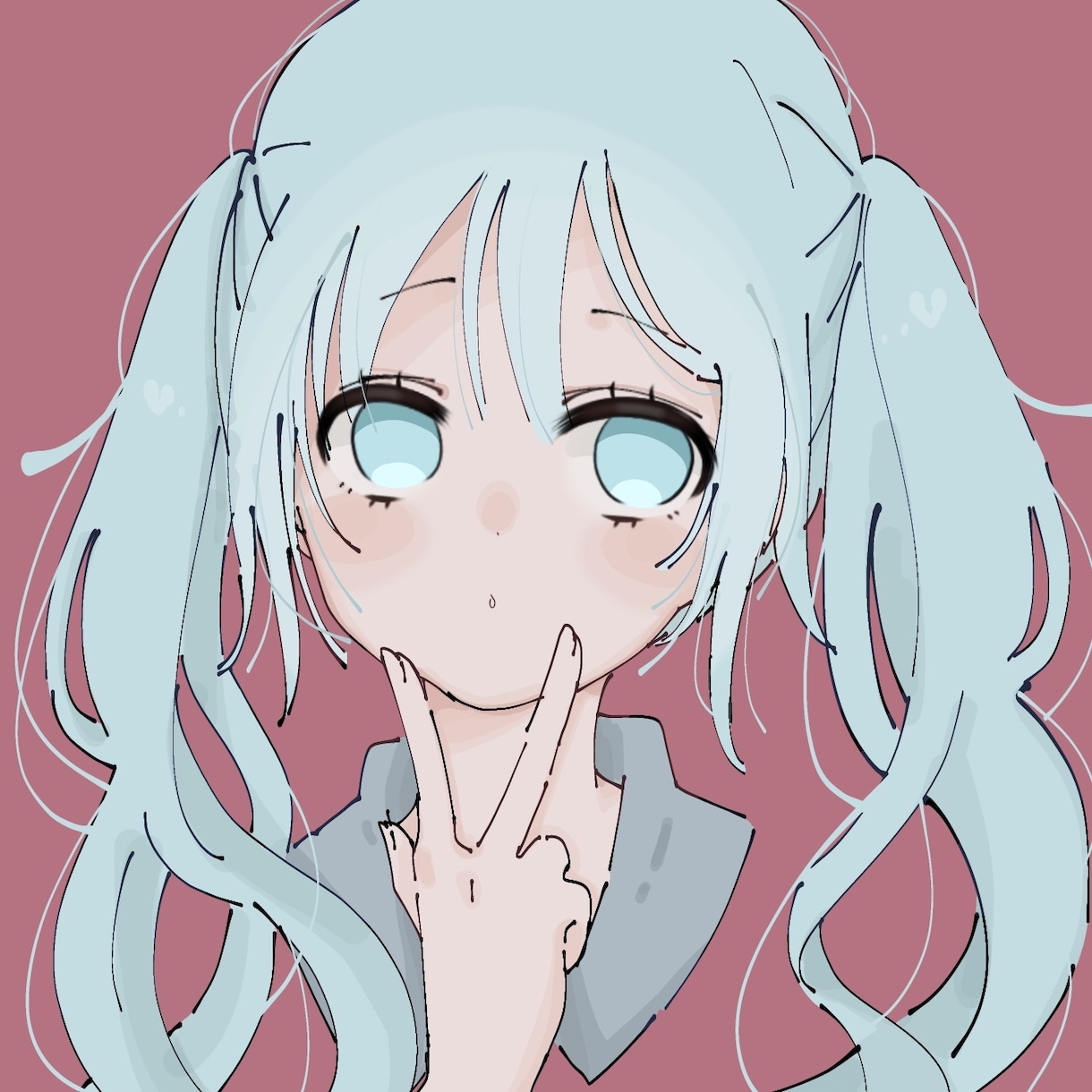 あなただけのイラストアイコン描きます ゲームやSNSなどに使えるアイコン/女の子/可愛い イメージ1