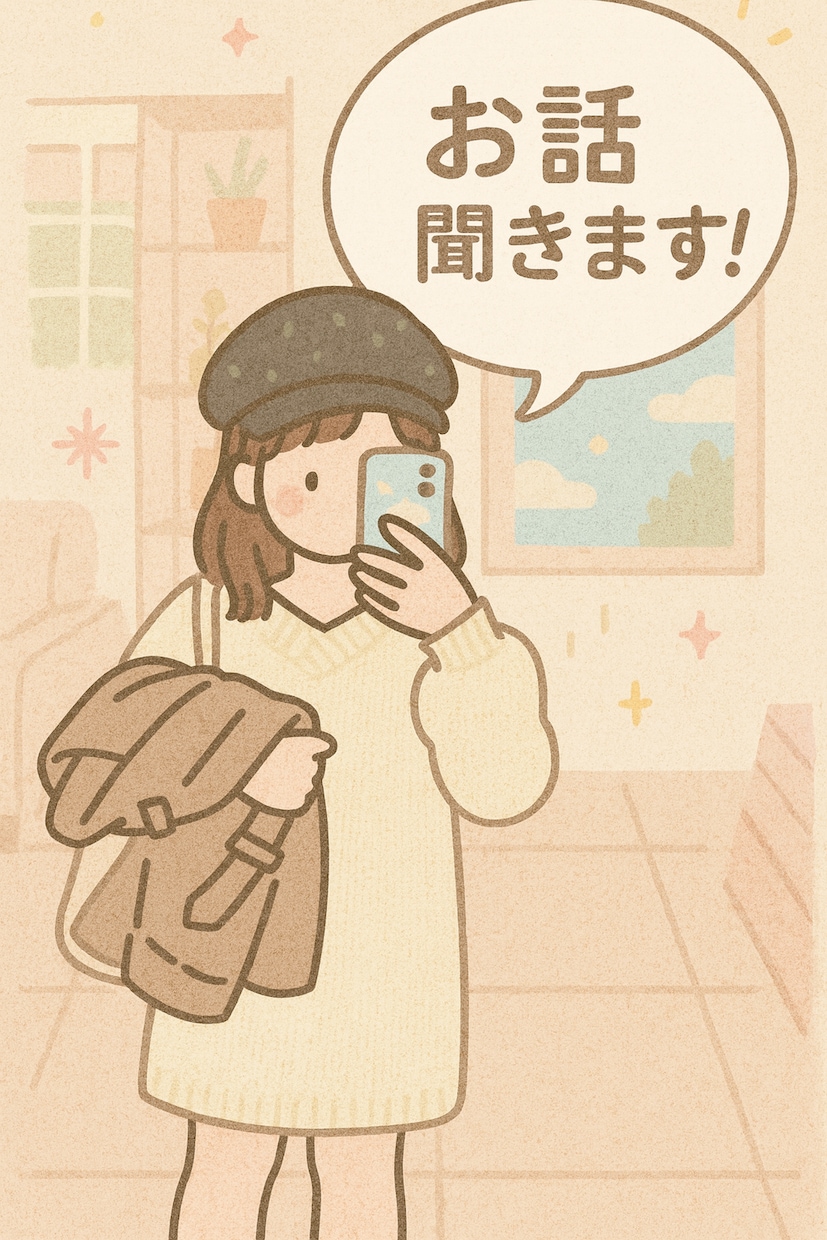 お話聞いてあなた専用の"居場所"お作りします 話したい内容があれば隅々までお話ください！ イメージ1