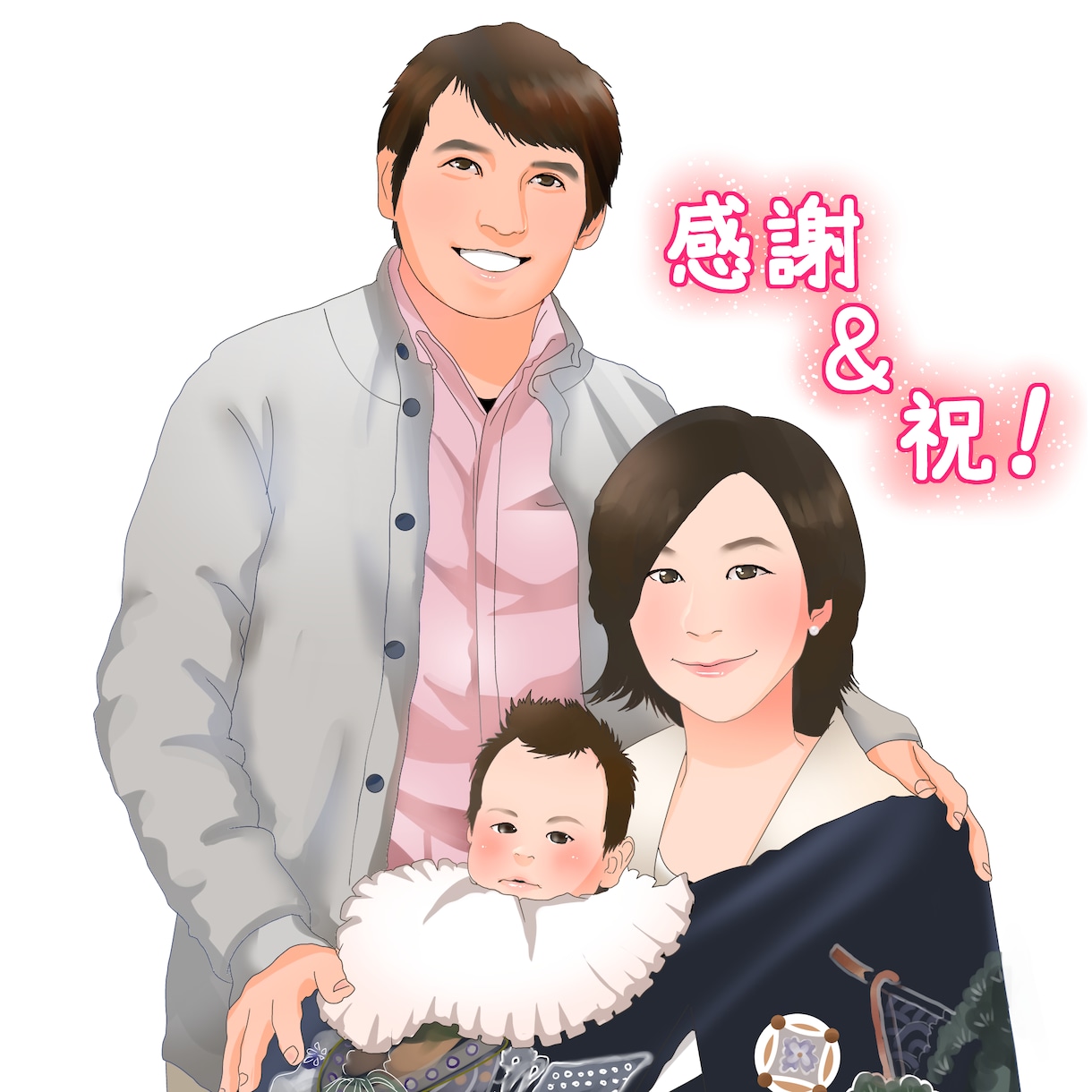 2種類の絵柄から選べる似顔絵描きます ①ちょいリアル②ミニキャラ　あなたの好みはどちら！？ イメージ9