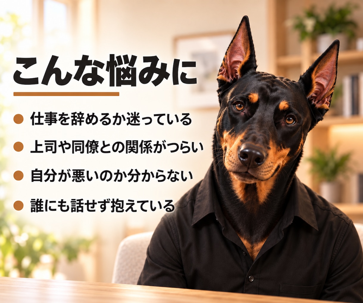 辞めるか迷う仕事の悩みを一緒に整理します 管理職経験者が答えを決めつけず伴走します イメージ2