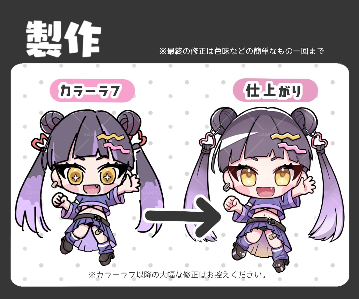 可愛いSDイラスト描きます アイコン・サムネ・グッズにも◎映えるちびキャラ描きます！ イメージ5
