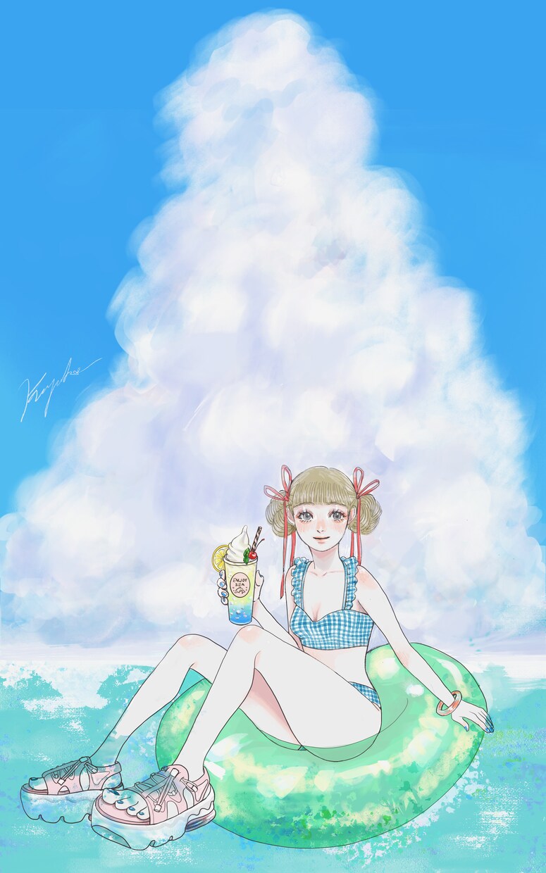 繊細で美しい背景込みのイラスト制作させて頂きます 表紙や挿絵、サムネイルなど商用にもお使いください。 イメージ9