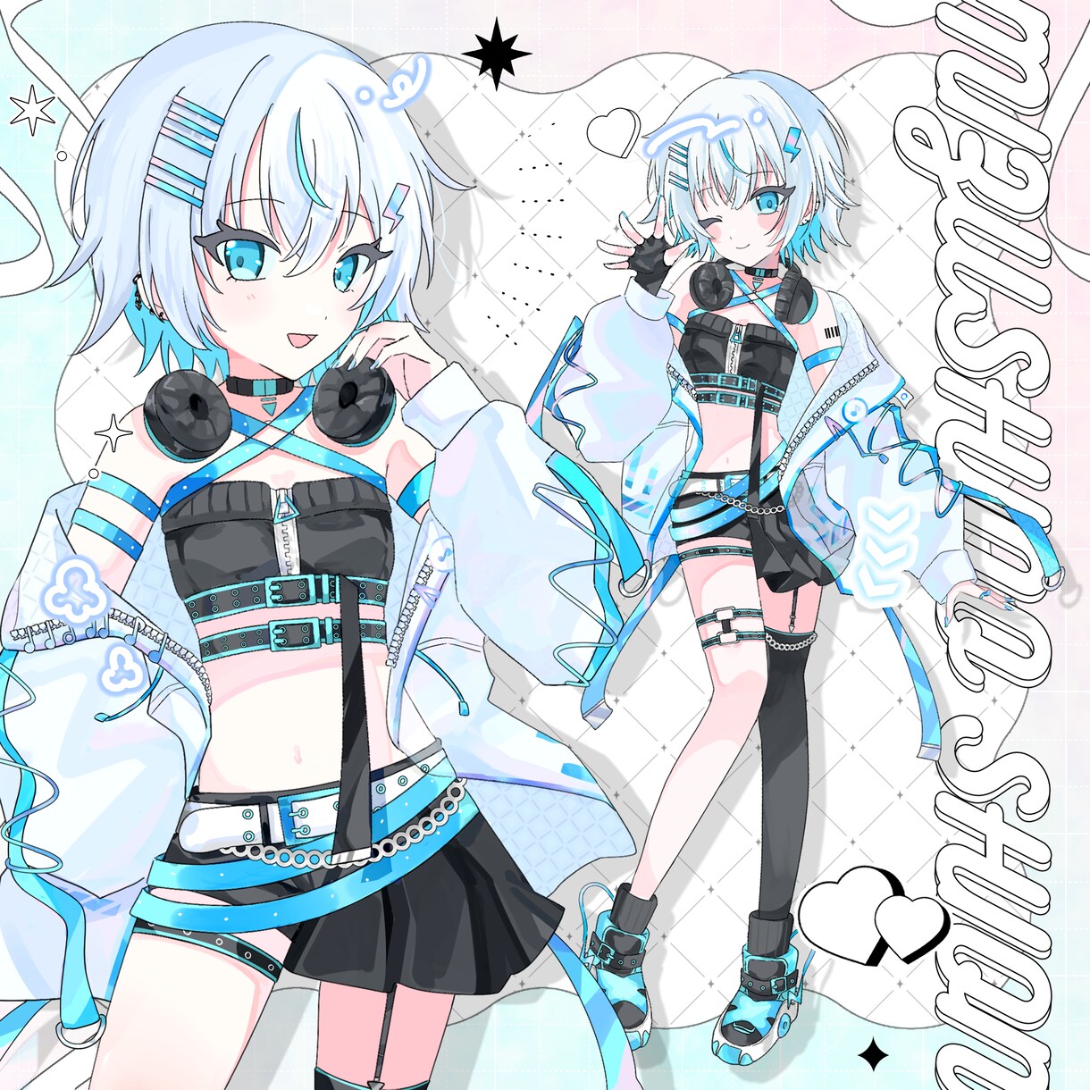ポップでキュートな女の子のイラスト描きます ポップでキュートな女の子イラスト作成します！ イメージ7