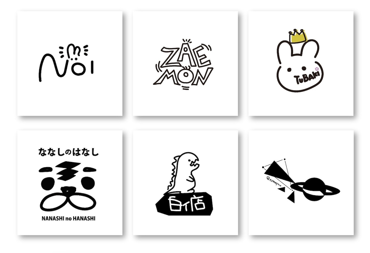 ゆるい手書き風サイン文字描きます SNSや動画などのアイコンにも使えます イメージ2