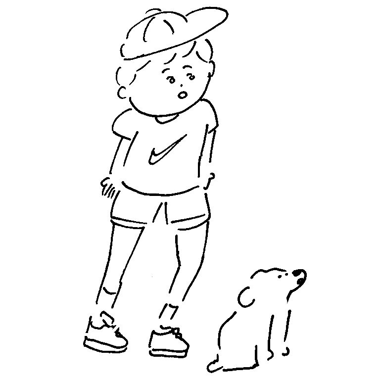 わんちゃんと一緒にいるあなたのアイコンを描きます わんちゃんも無料でキャラクター化♡一緒に絵の中へ！ イメージ3