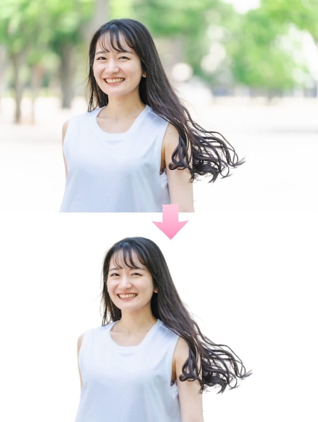 ５枚まで画像の「白抜き」「不要部分の削除」します ５枚まで画像の「白抜き」「不要部分の削除」 イメージ4